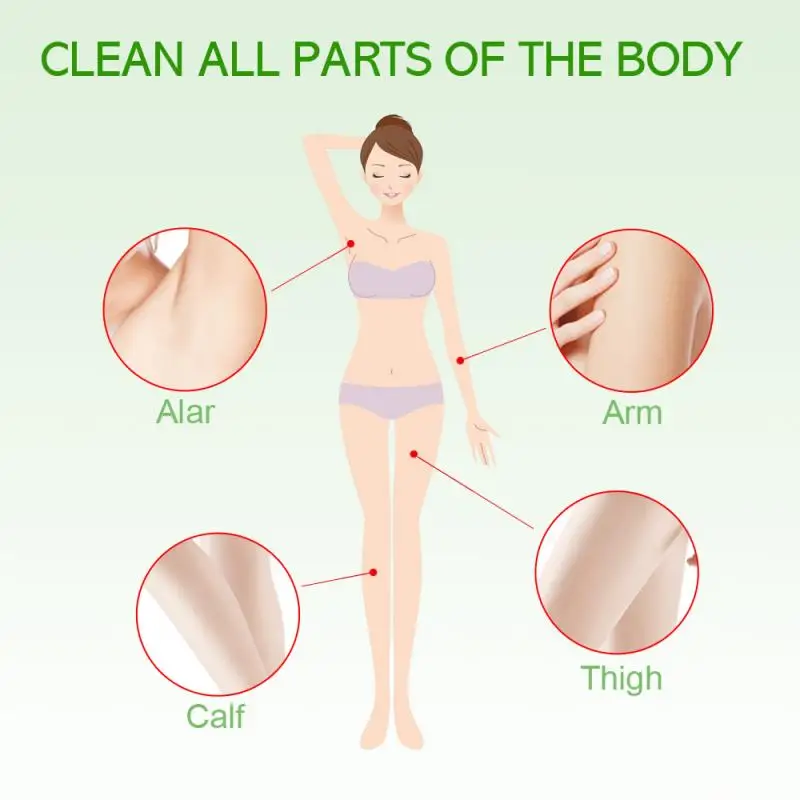 

New 40pcs Professional Beauty Woman Hair Removal Cold Wax Strips Paper For Leg Body Depilation Patch Cosmetic Make Up Tools