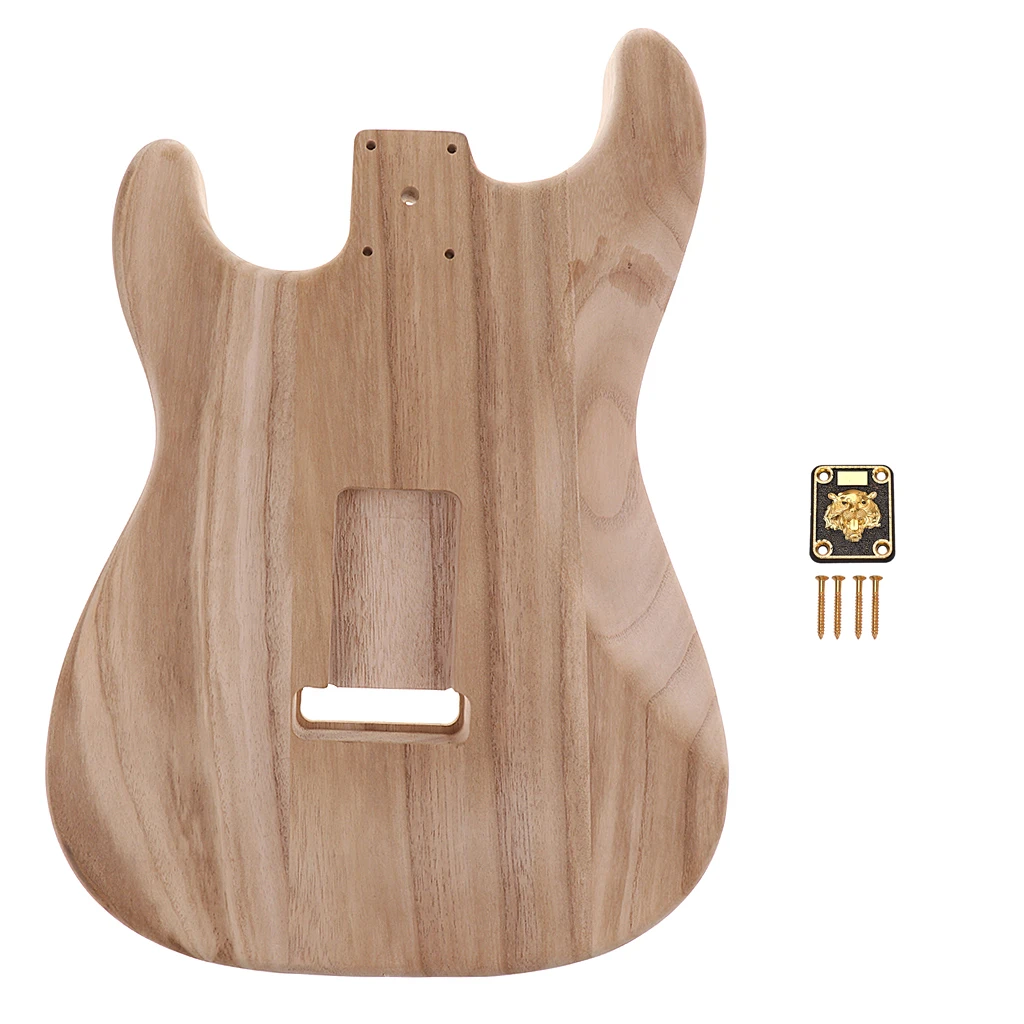 Незавершенный корпус электрогитары с шейной пластиной для Fender ST гитары | Спорт и