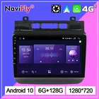 Автомобильный радиоприемник NaviFly 1280*720 6G 128G Carplay Android 10, видеосистемы для Volkswagen Touareg FL NF 2010 - 2018