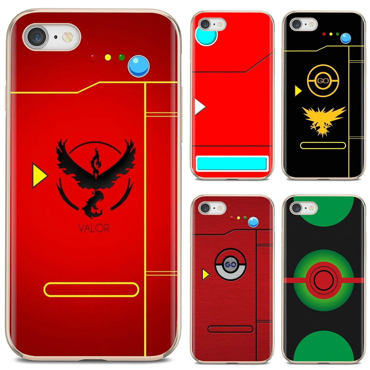 Чехол силиконовый для iPhone iPod Touch 11 12 Pro 4 4S 5 5S SE 5C 6 6S 7 8 X XR XS Plus Max 2020 Pour Red Pokedex Alt -