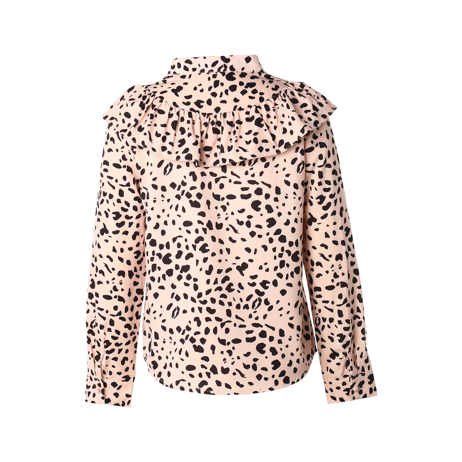 Размера плюс рубашки в леопардовой раскраске женская обувь с узором горошек v