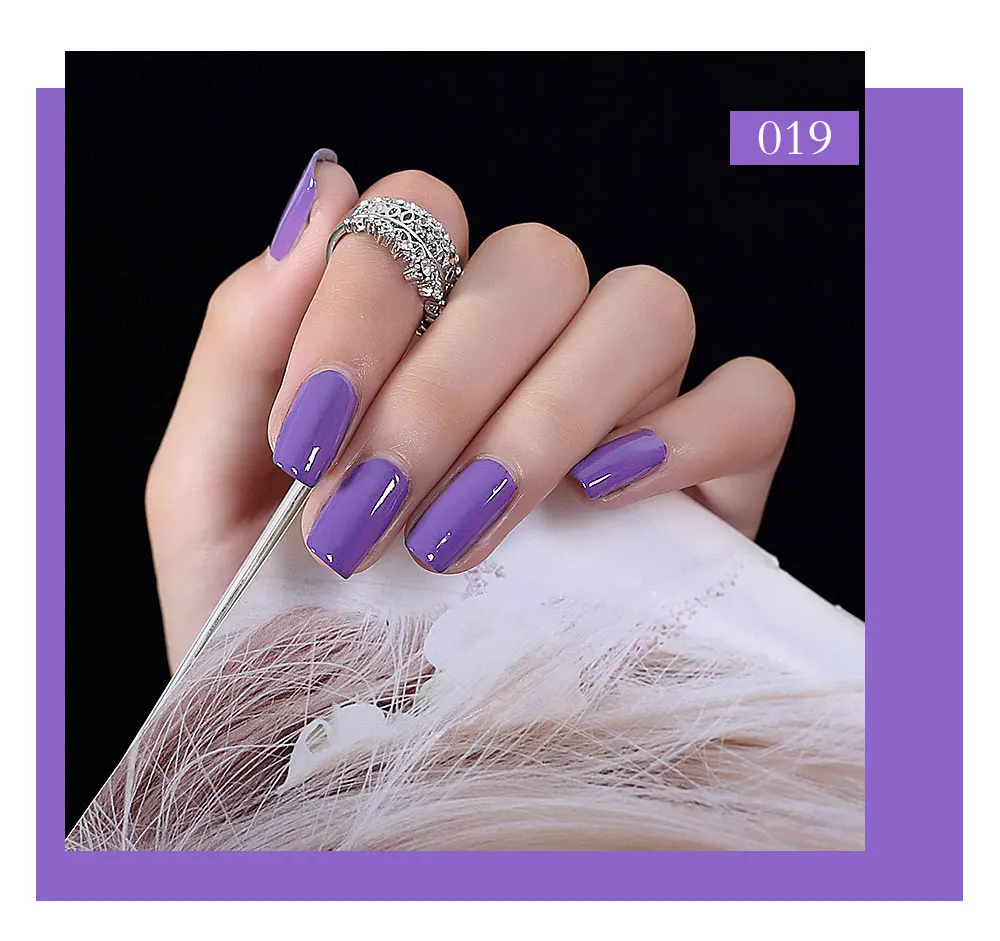 Beautilux Nail Gel Polish Kit Violet Purple Lavender Color UV LED Gels Set Semi Permanent Nail Polish Lacquer 10ml 6pcs/lot images - 6