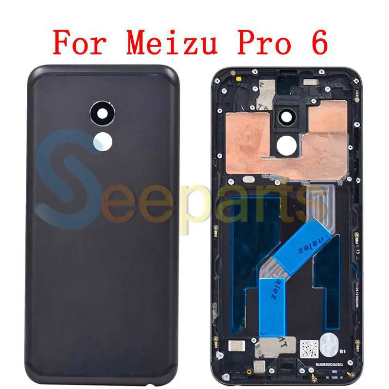 Чехол накладка для Meizu PRO 6 5 2 дюйма с объективом камеры + кнопками регулировки