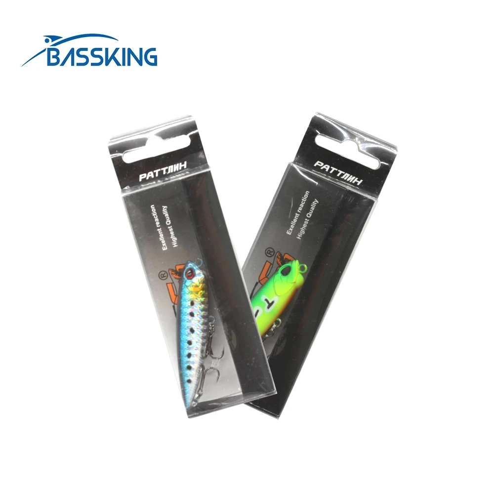 

BASSKING Pencil Bait 6.5cm 5.5g Pencil Fishing Lure Treble Hook Isca Artificial Wobbler Long Casting Artificial Hard Baits