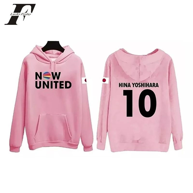 Толстовки с капюшоном в стиле K-POP Now United свитшоты флагом Хина йошихара 10 пуловер