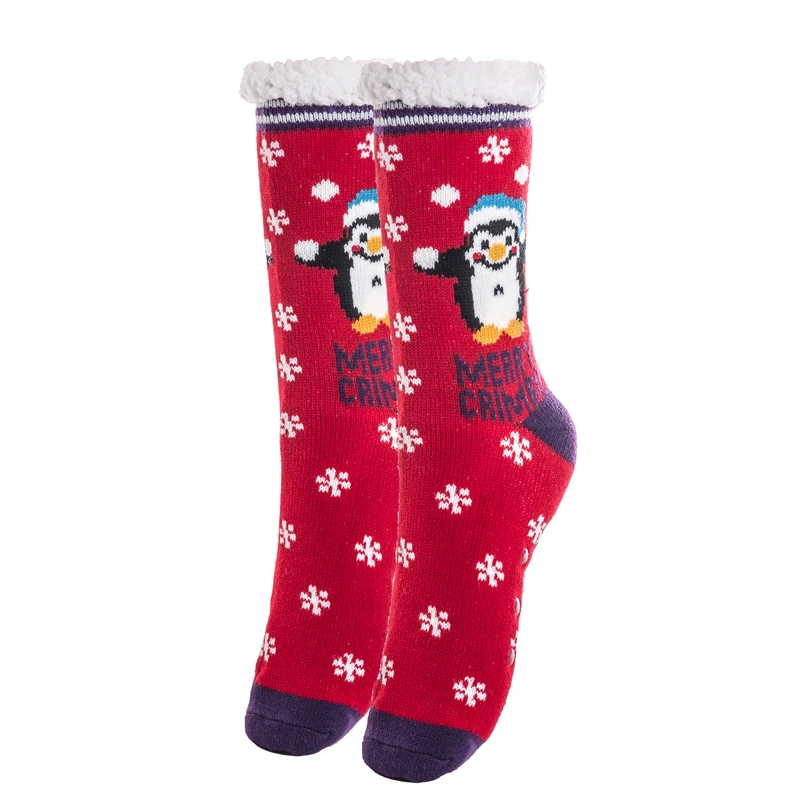 FRALOSHA/длинные носки-тапочки Домашние тапочки Женские зимние теплые пушистые