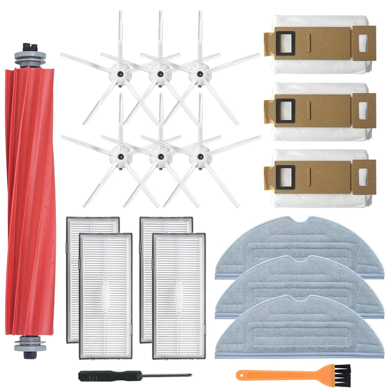 

Main Brush Hepa Filter Mopping Cloth Side Brush Accessories for Xiaomi Roborock S7 T7S T7PLUS Mopping Cloth Spare Parts