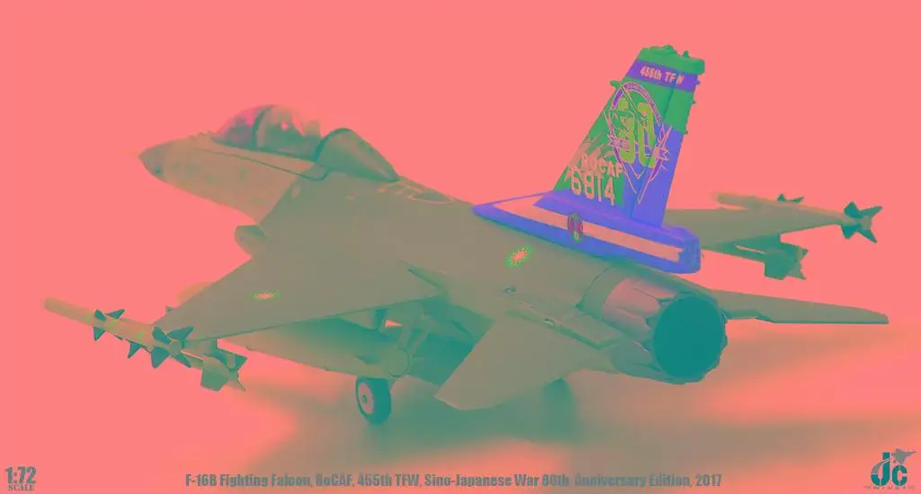 JC Крылья F-16B F16 истребитель тайваньские ВВС 1/72 литая модель самолета |