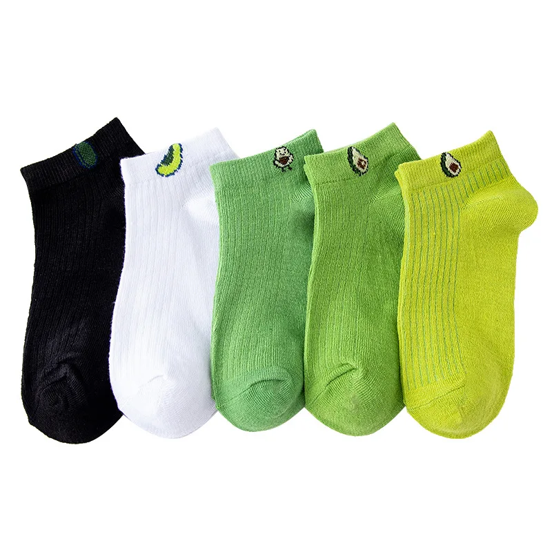 Носки женские хлопковые однотонные мягкие воздухопроницаемые впитывающие пот в