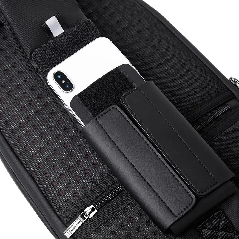 Новая мужская нагрудная сумка через плечо Повседневная мессенджер Молодежная