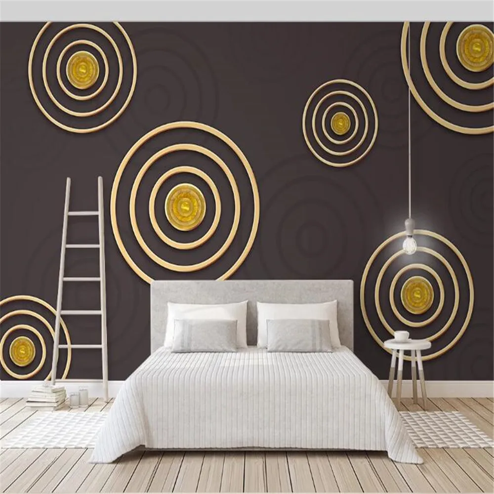 Milofi фабрика пользовательские обои росписи 3D трехмерные металлические