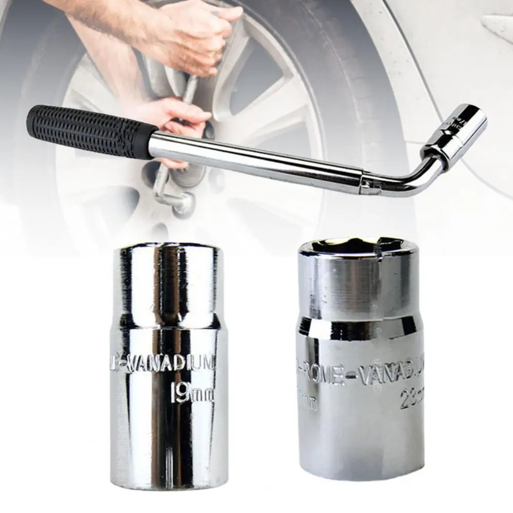 

55% Hot Sales!!! 3Pcs Tire Wrench Adjustable Lengthened L-shaped Telescoping Lugs Spanner for Car Repair