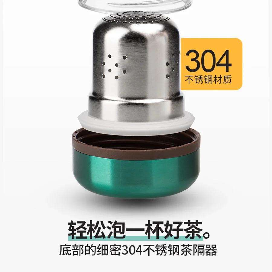 Прозрачная бутылка-фильтр портативная водная напольная чашка Спортивная