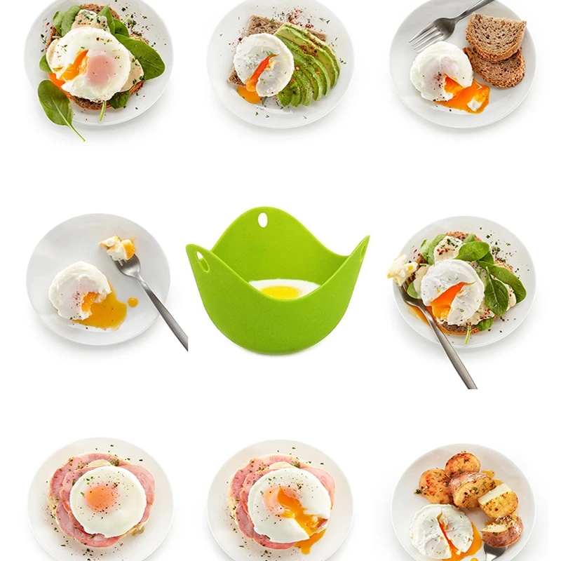 Гибкие пакеты для яиц DIY кухонные Инструменты термостойкие силиконовые чашки