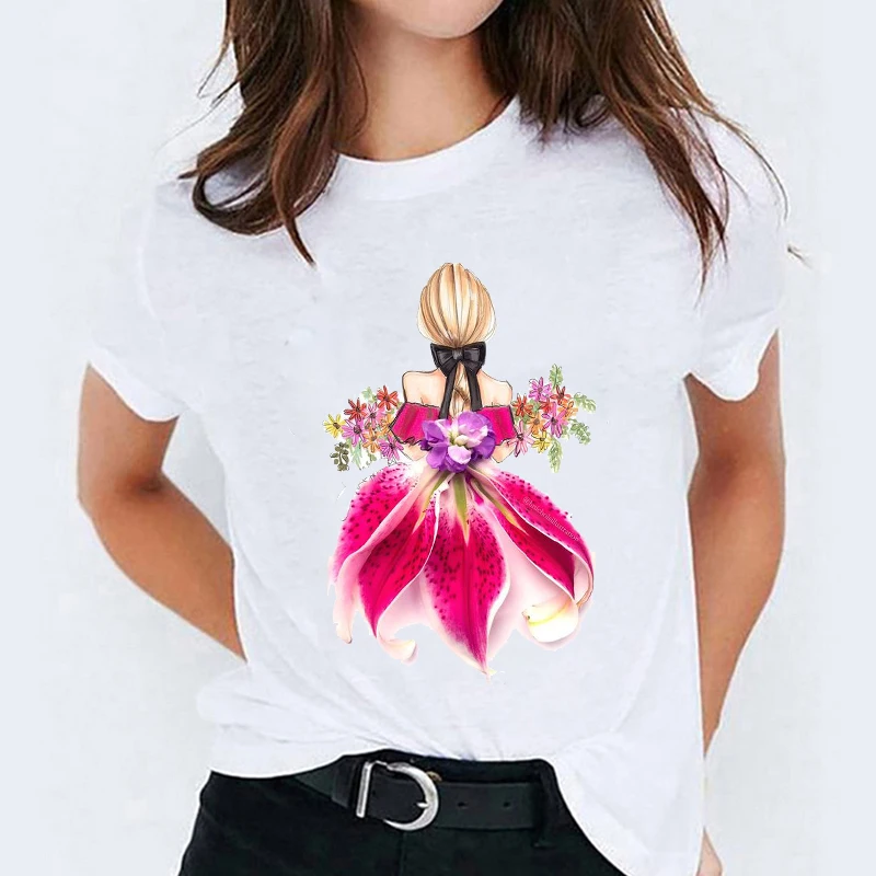 

T-shirts Top for Women Cartoon Animal Face Cute Fashion Printing Print Lady Womens Graphic T Shirt Ladies Female Tee T-Shirt