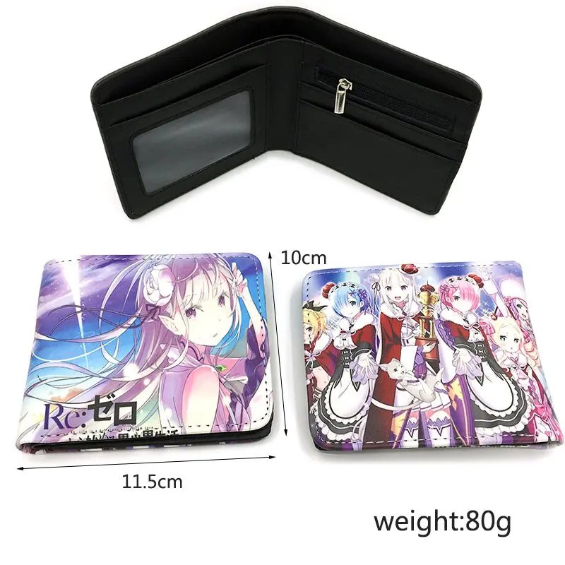 Re:zero Kara Hajimeru Isekai Seikatsu Ram Rem кошелек из искусственной кожи студенческий короткий