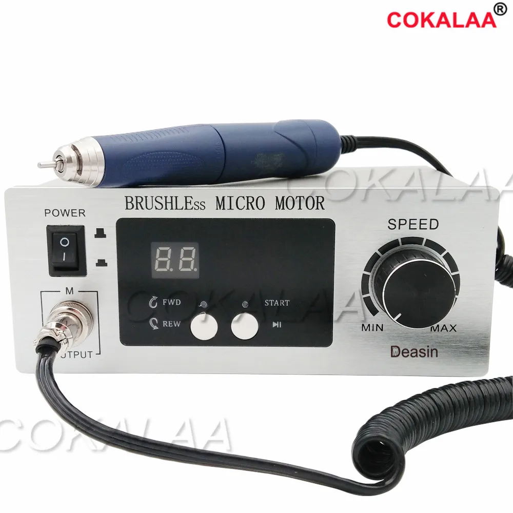 

70,000 RPM Non-Carbon Brushless Aluminium Shell Dental Micromotor Polishing Unit With Lab Handpiece Micro Motor