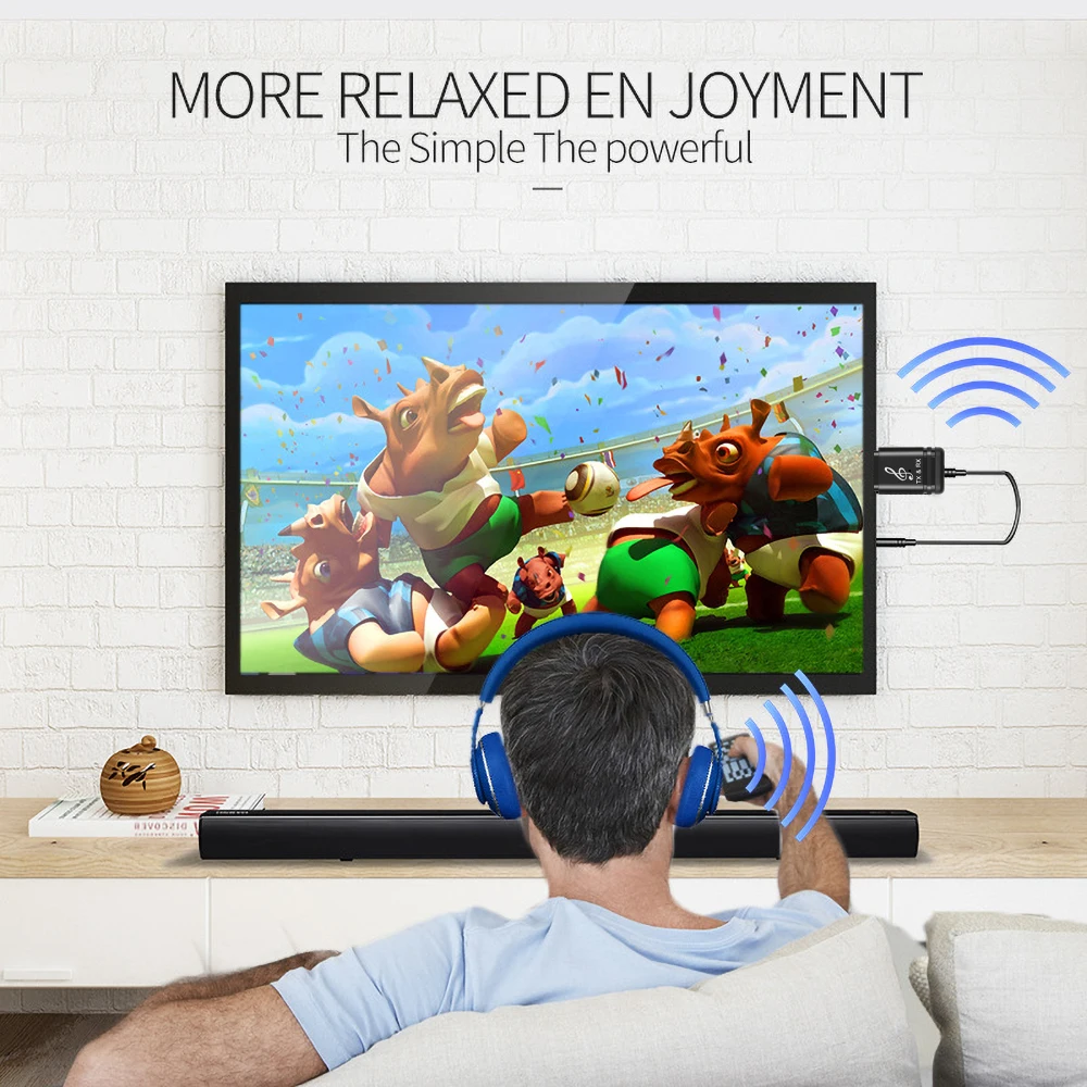 kebidu Bluetooth 5.0 Audio Receiver Transmitter Mini Stereo AUX RCA USB 3.5mm Jack For TV PC Car Kit Wireless Adapter | Электроника