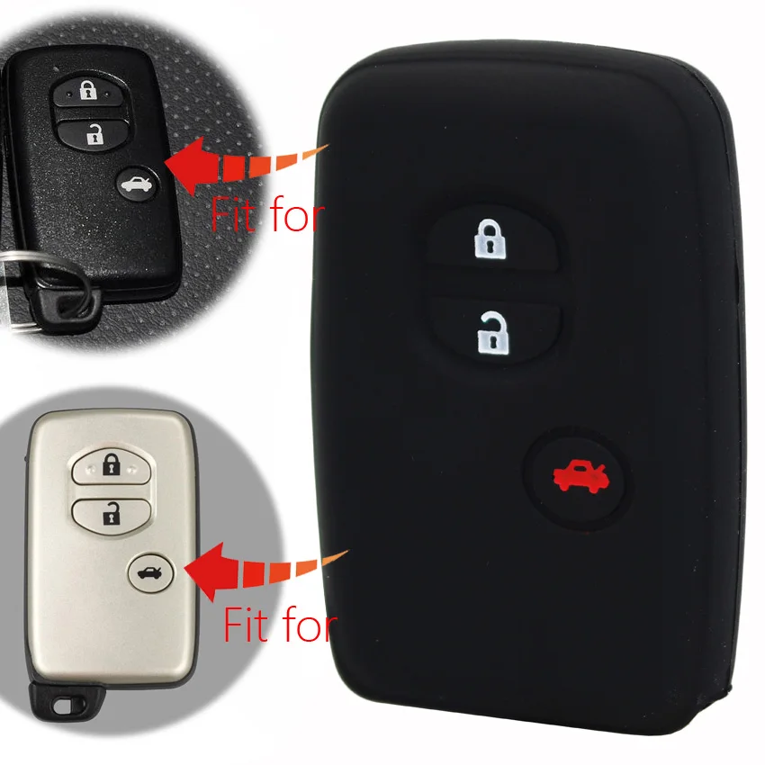 1 шт. моющийся Мягкий силиконовый чехол для автомобильных ключей с 3 кнопками Subaru
