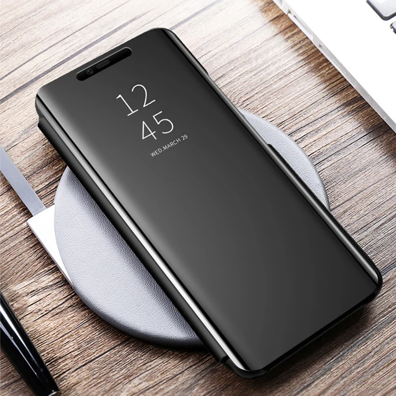 Роскошный умный зеркальный флип-чехол для samsung a51 2019 чехол-подставка galaxy a71 m30s