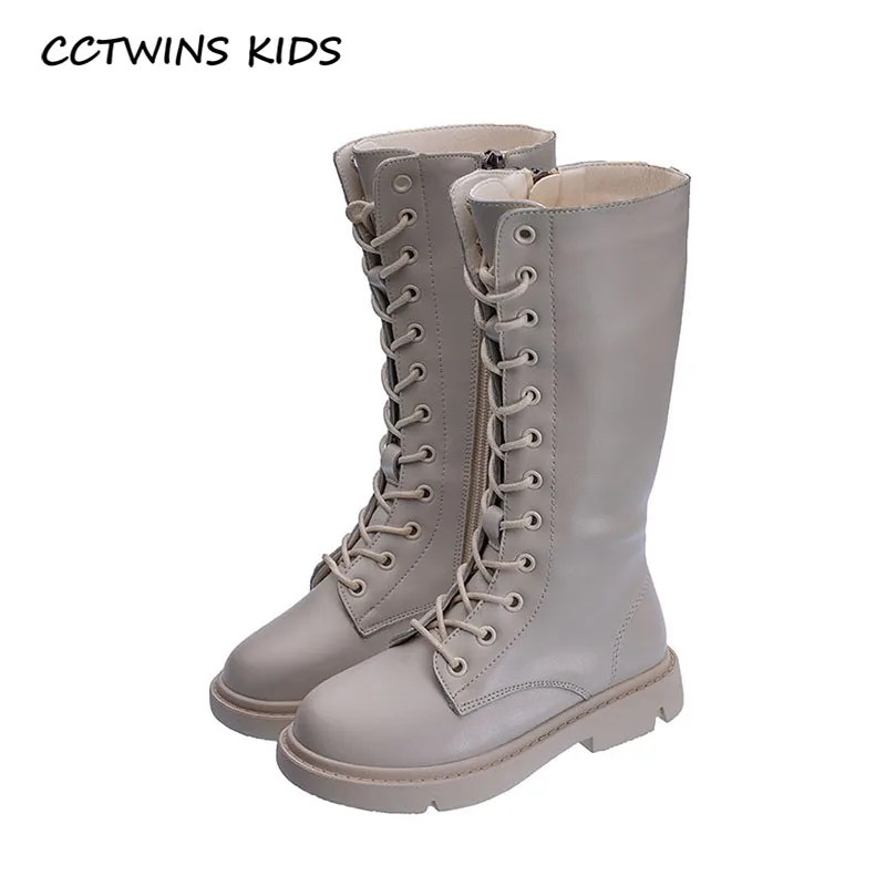 CCTWINS/детская обувь; коллекция года; зимние брендовые черные сапоги для малышей; модные детские сапоги принцессы до колена; Теплая обувь для девочек; HB030