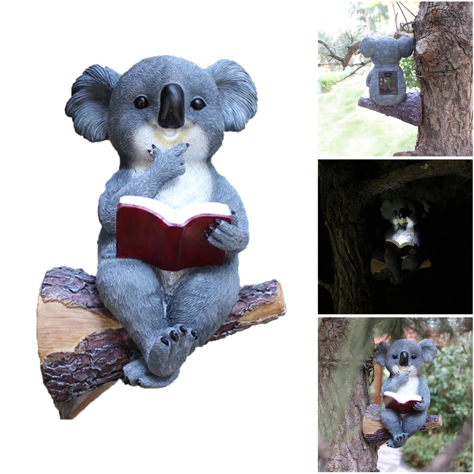 

Solar Garden Statue Light Koala Bear Waterproof Patio Porch Decorative