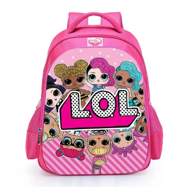 Новый розовый школьный рюкзак LOL Surprise Dolls детская школьная сумка для детского