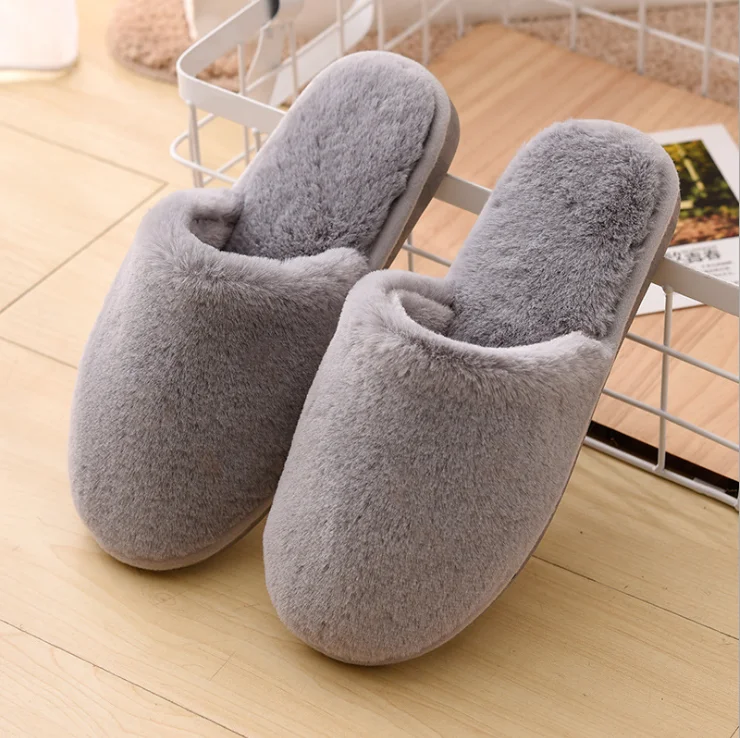 Новинка плюшевые домашние тапочки мужская домашняя обувь из хлопка пара