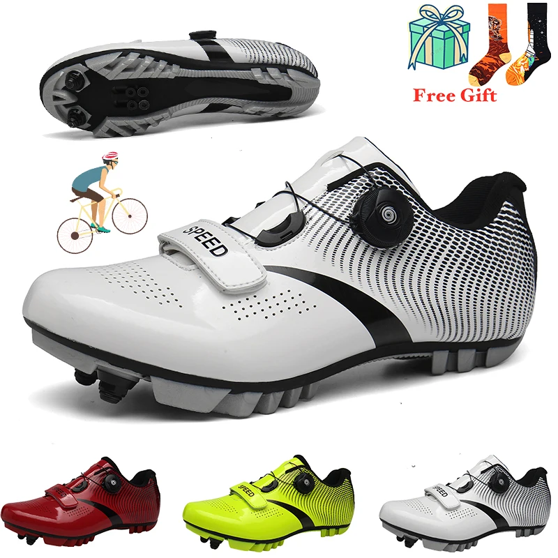 

Cycling shoelaces lock shoes breathable highway mountain bike shoes skid couples professional men and women without locks