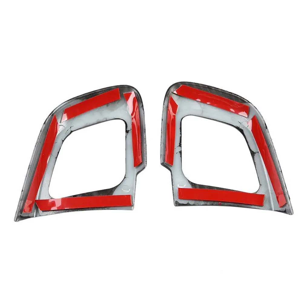 

2pcs ABS Interior Accessory Steering Wheel Button Frame Cover Trim For Land Rover Range Rover Evoque 2011-2019