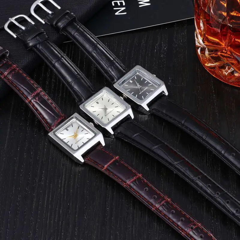 

New ladies watch trendy fashion small square watch quartz watch women's watch Korean ladies belt watch