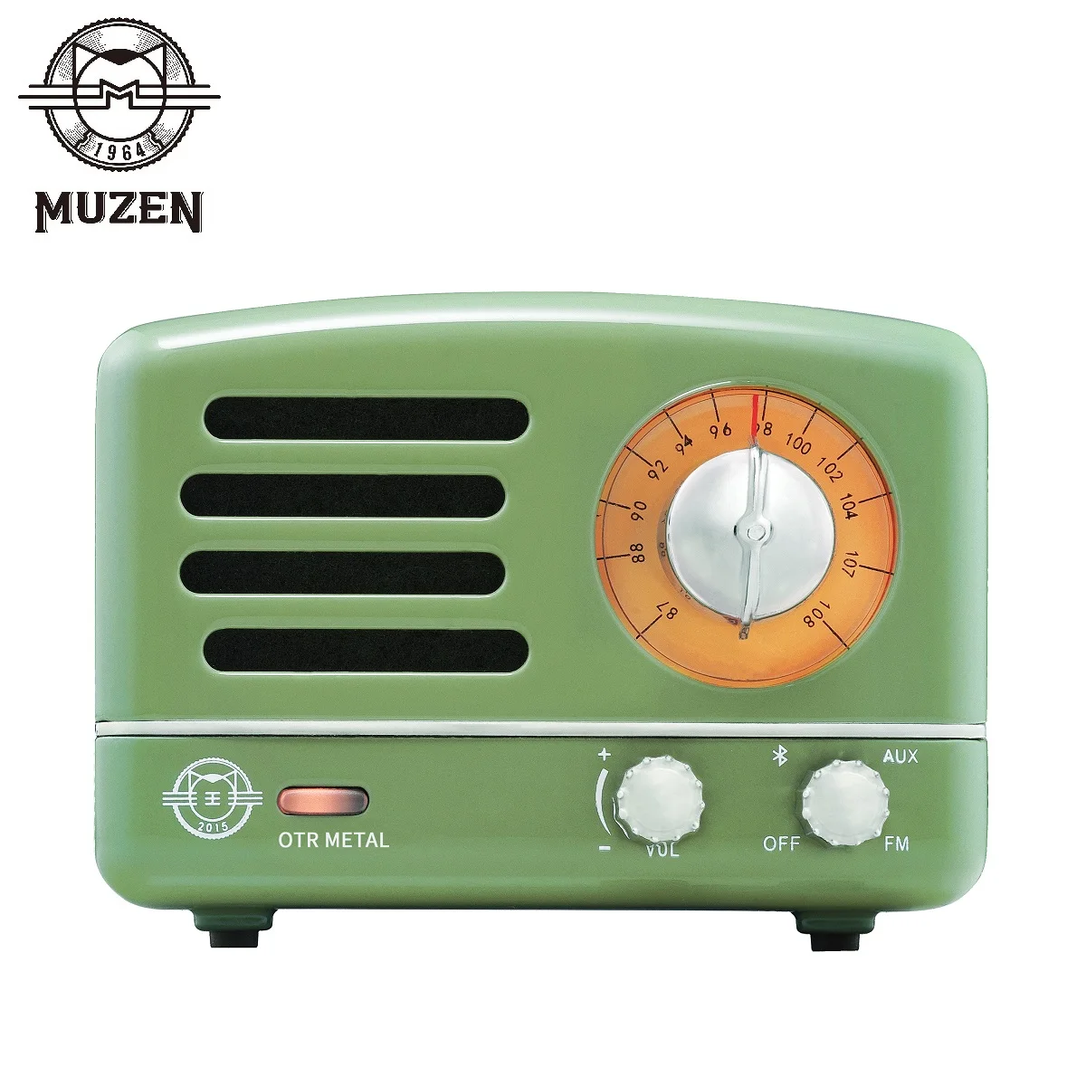 MUZEN OTR металлический портативный наружный беспроводной Bluetooth/динамик с FM-радио