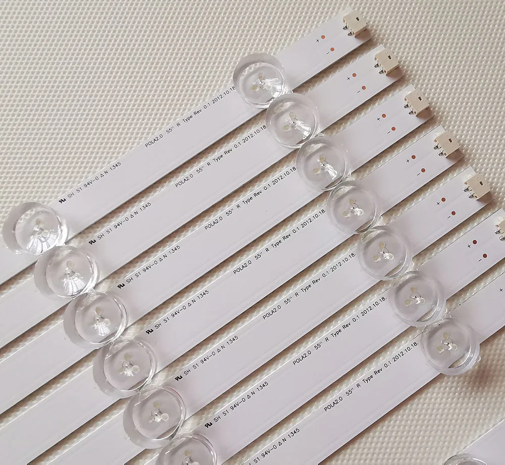 14 шт./компл. светодиодный полосы подсветки Innotek Pola2.0 55 &quotR L тип для LG TV A62M55T120V12 55LA620S