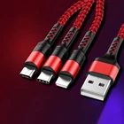 Кабель зарядный 3-в-1, 5 А, USB Type-C