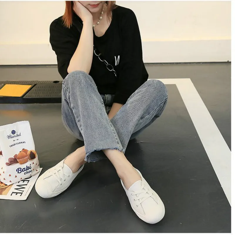 Spring/Autumn Fashion Women Shoes The New Casual Mixed Colors Lace-Up Round Toe Shallow Breathable High Quality Thick bottom PU