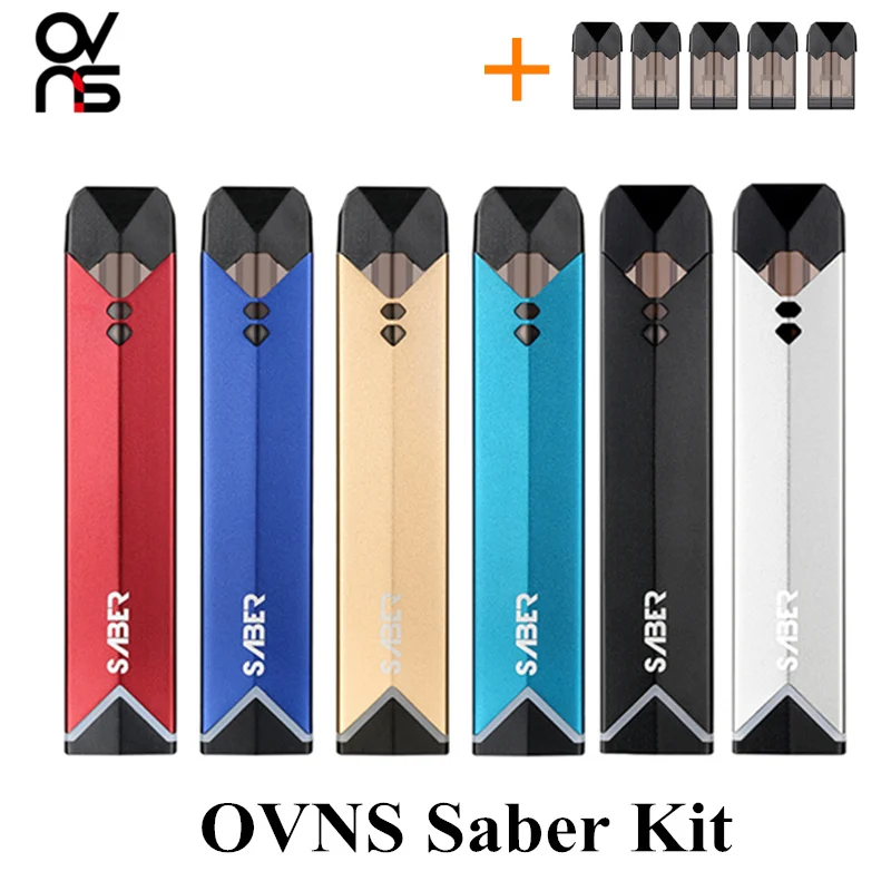 Pod Vape Kit OVNS Saber электронная сигарета комплект 400 мАч батарея с 1.8ohm 1 8 мл картридж