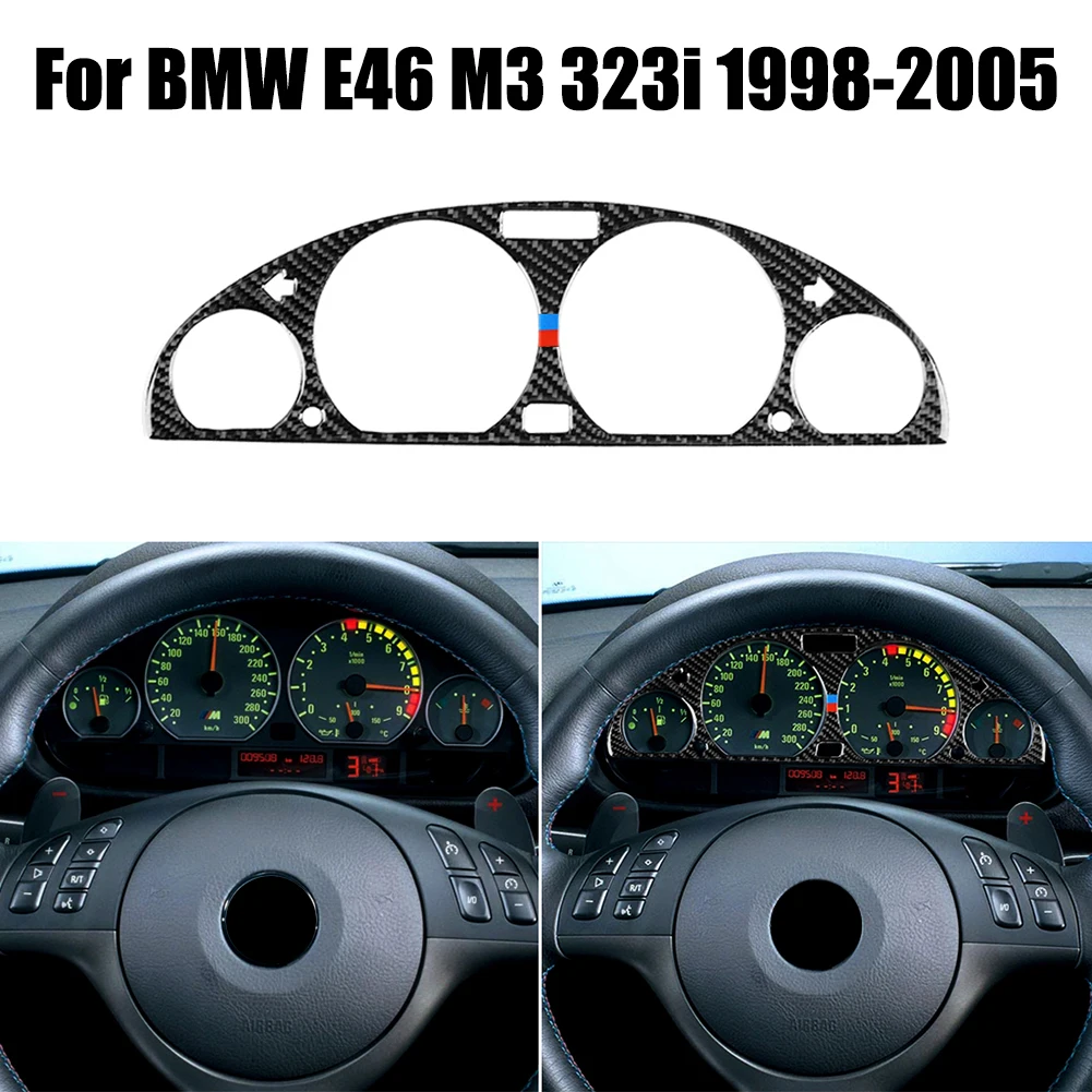 Декоративная рамка для внутренней приборной панели из углеродного волокна BMW E46 M3