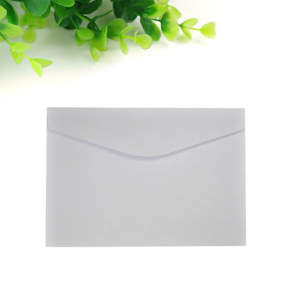 

50 Pcs 23x16cm White Invitations Postcard Envelope for Writing Letters