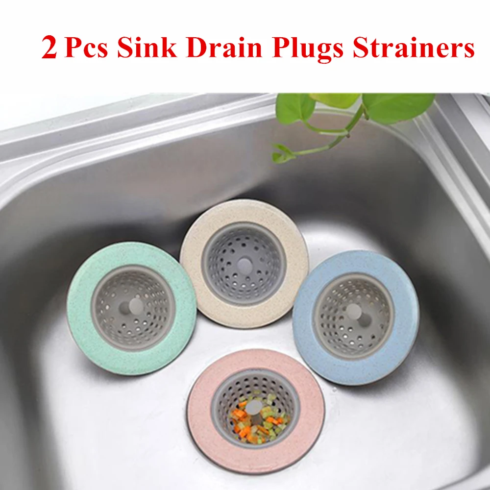 2 шт. кухонные сливные затычки для раковины ситечко инструмент ванной комнаты