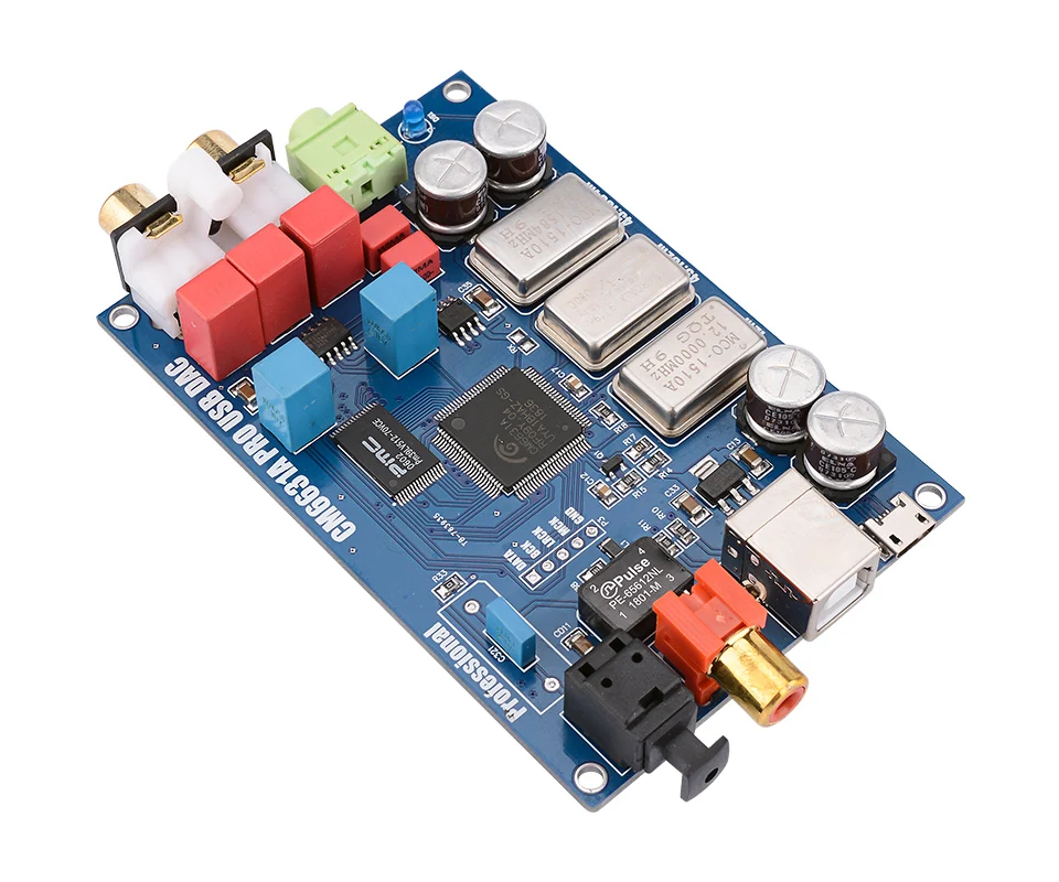 AIYIMA CM6631A цифровой интерфейс 32/24Bit 192K звуковая карта ЦАП USB к I2S/SPDIF коаксиальный Выход ES9023 независимое декодирование