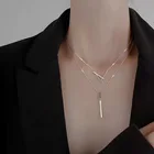 Ожерелье женское из серебра 925 пробы с фианитами