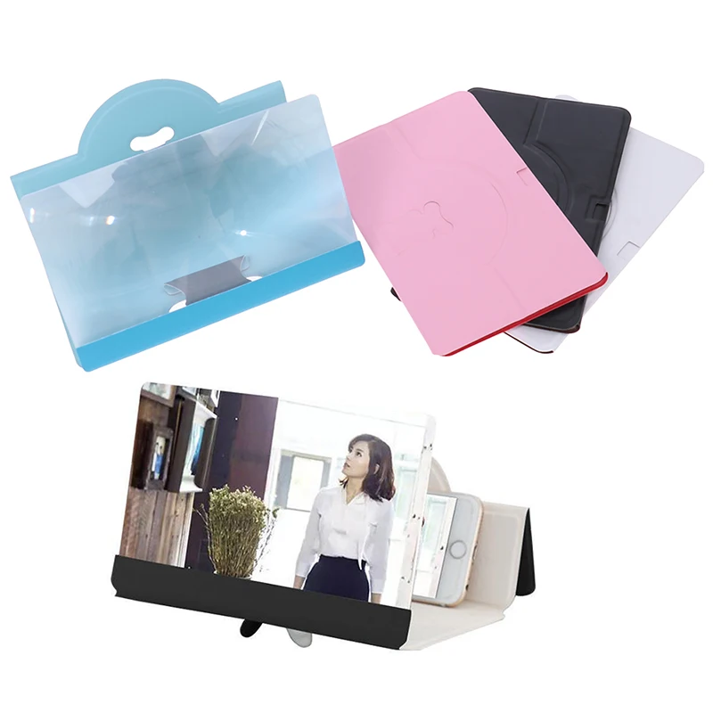 

1Pcs Good Quality 8inch 3D Mobile Phone Screen Amplifier Magnifying Phone Stand Bracket Holder
