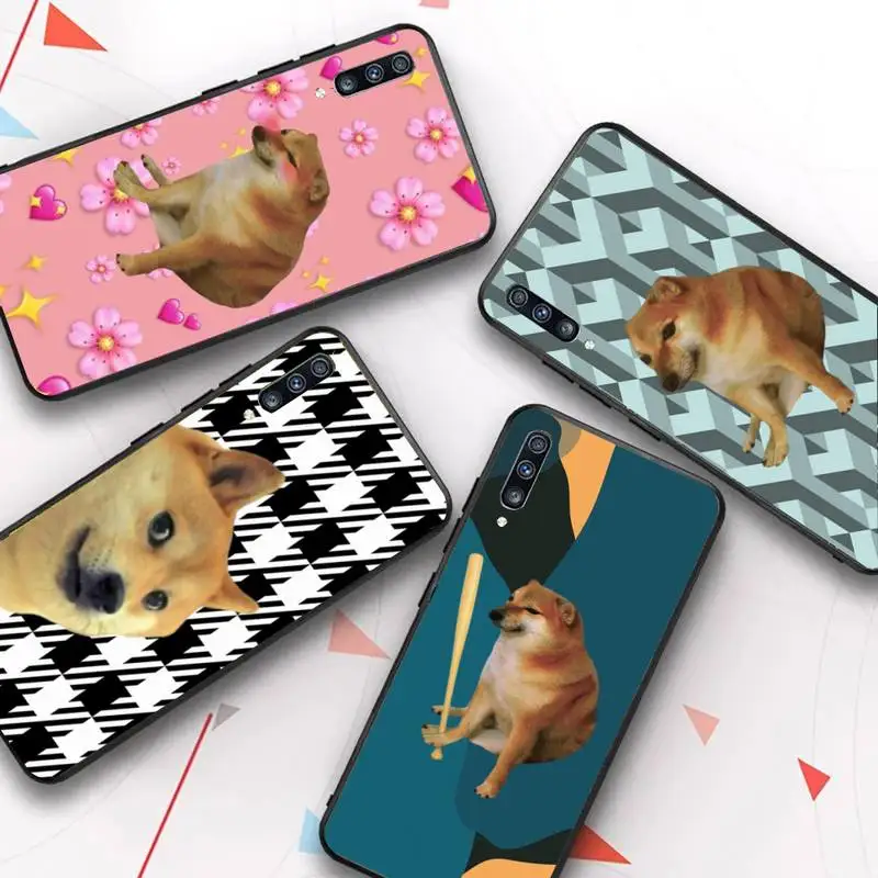 

Doge Meme Kabosu Cute Funny Phone Case for Samsung Galaxy A 51 30s a71 Soft for A 21s 70 10 A 30