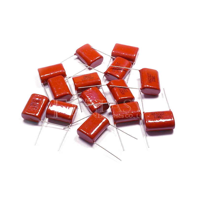 10 шт. 250V225J шаг 20 мм 250 В 225 мкФ CBB 250V225 полипропиленовый пленочный