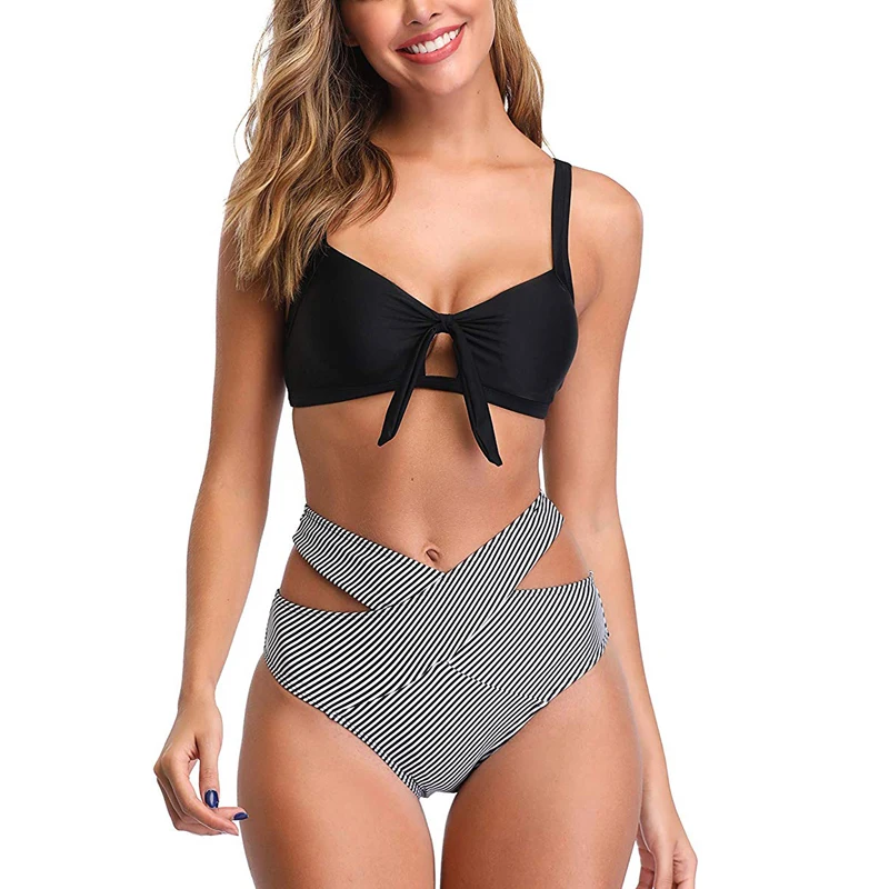 Sexy Mesh Swimwear Women Swimsuit High Waist Bikinis Female 2020 Monokini Push Up Bathing Suit Beach Swimming Bikini Set XL |