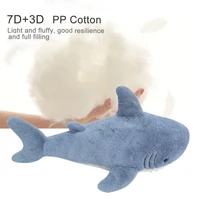 useful fine workmanship large size vibrant stuffed animal cushion toy for office stuffed shark toy stuffed shark cushion