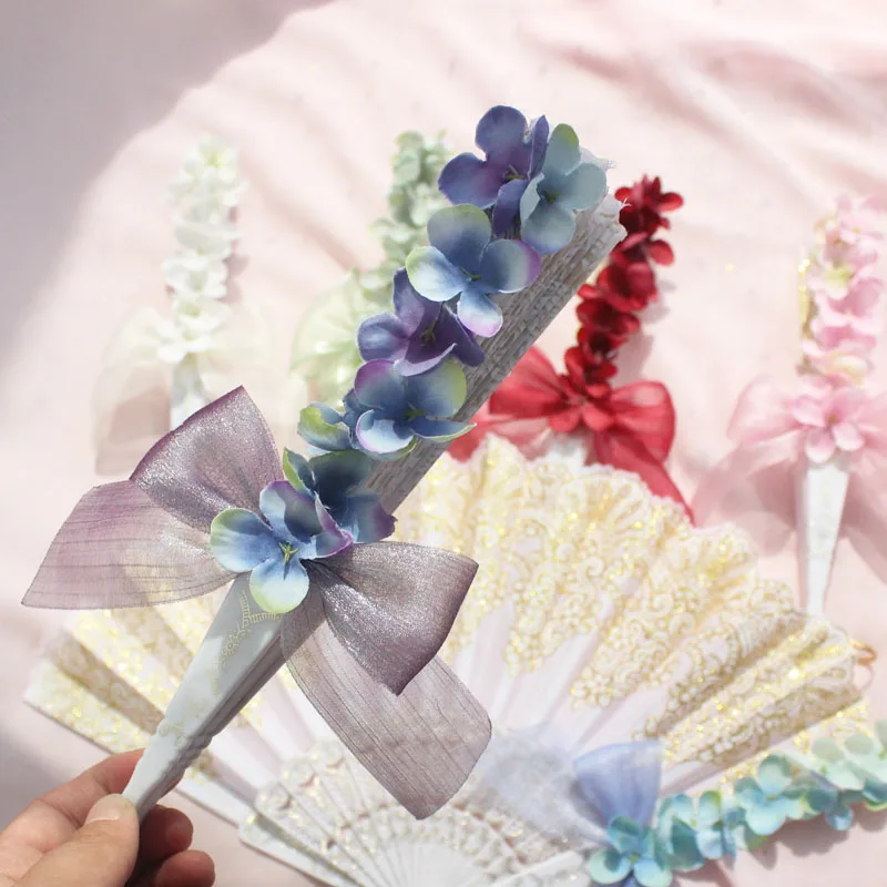 Оригинальный Роскошный позолоченный веер ручной работы в дворцовом стиле с