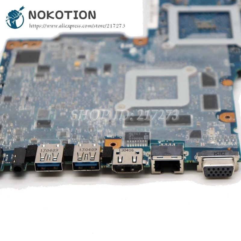 NOKOTION H000051780 PC материнская плата для Toshiba Satellite C855 C855D L850D C850D основная плата разъем FS1 DDR3 HD7600M видеокарта