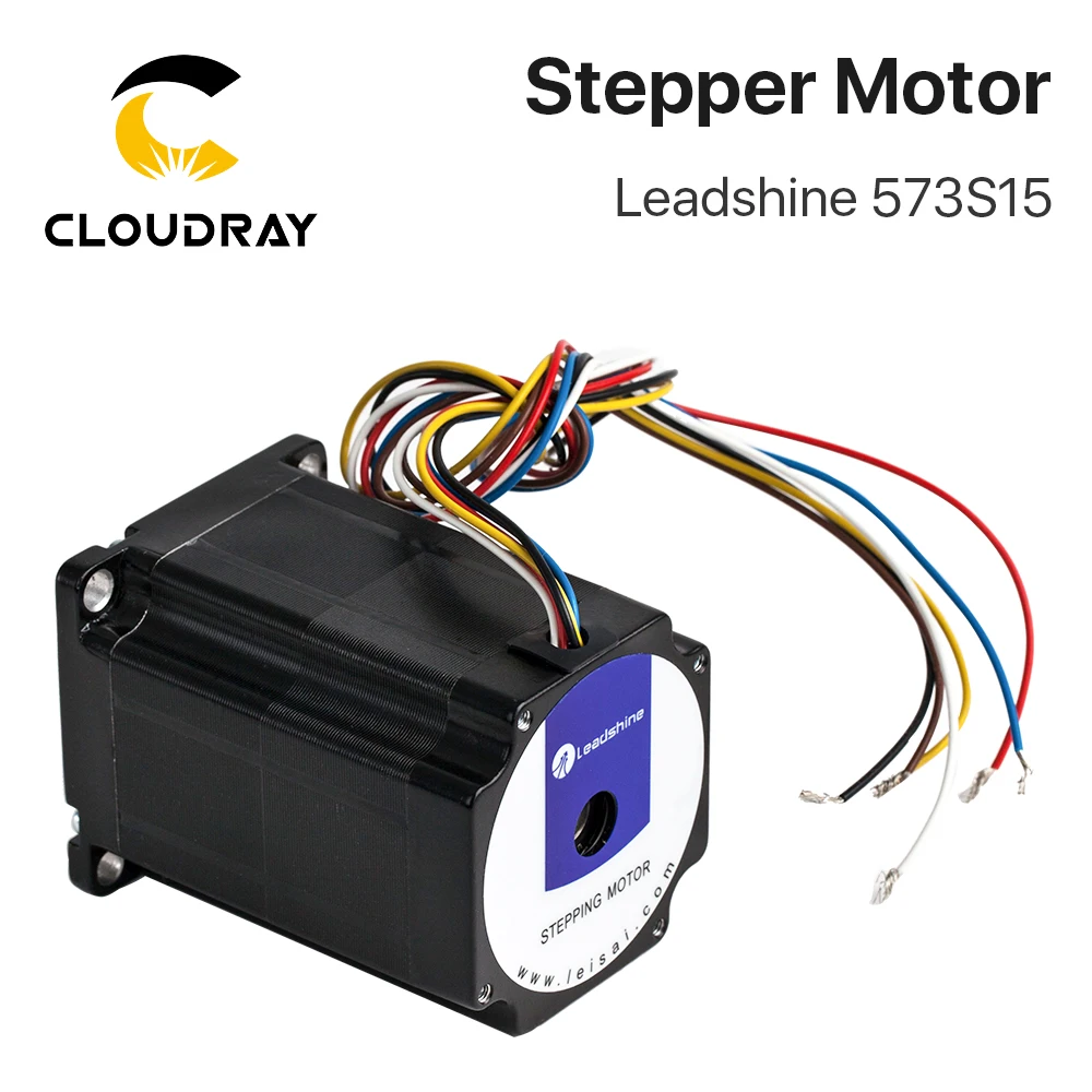 Шаговый электродвигатель Leadshine Nema23 57 мм 3 фазы 5 2 А 150 нсм (573S15) 6 выводов для 3D