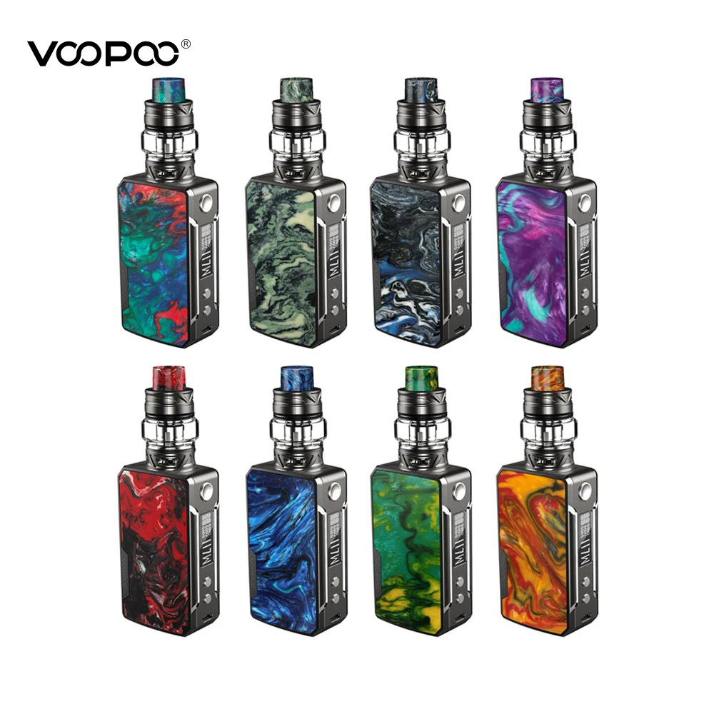 Оригинальный набор VOOPOO Drag Mini Platinum vape 4400 мАч встроенный аккумулятор 5 мл Uforce T2 tank